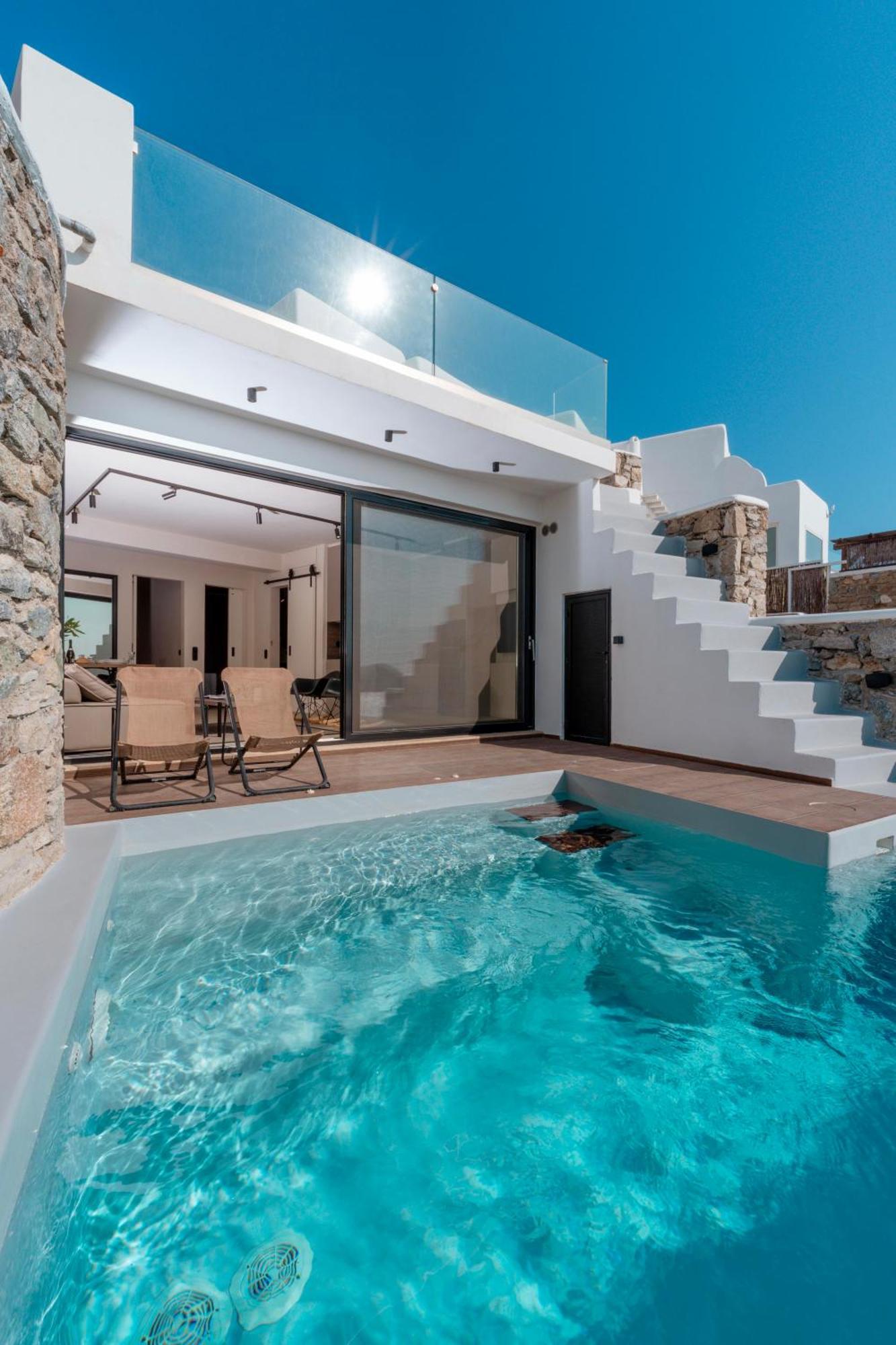 Luxury House With Private Pool At Elia Beach Mykonos Town 外观 照片