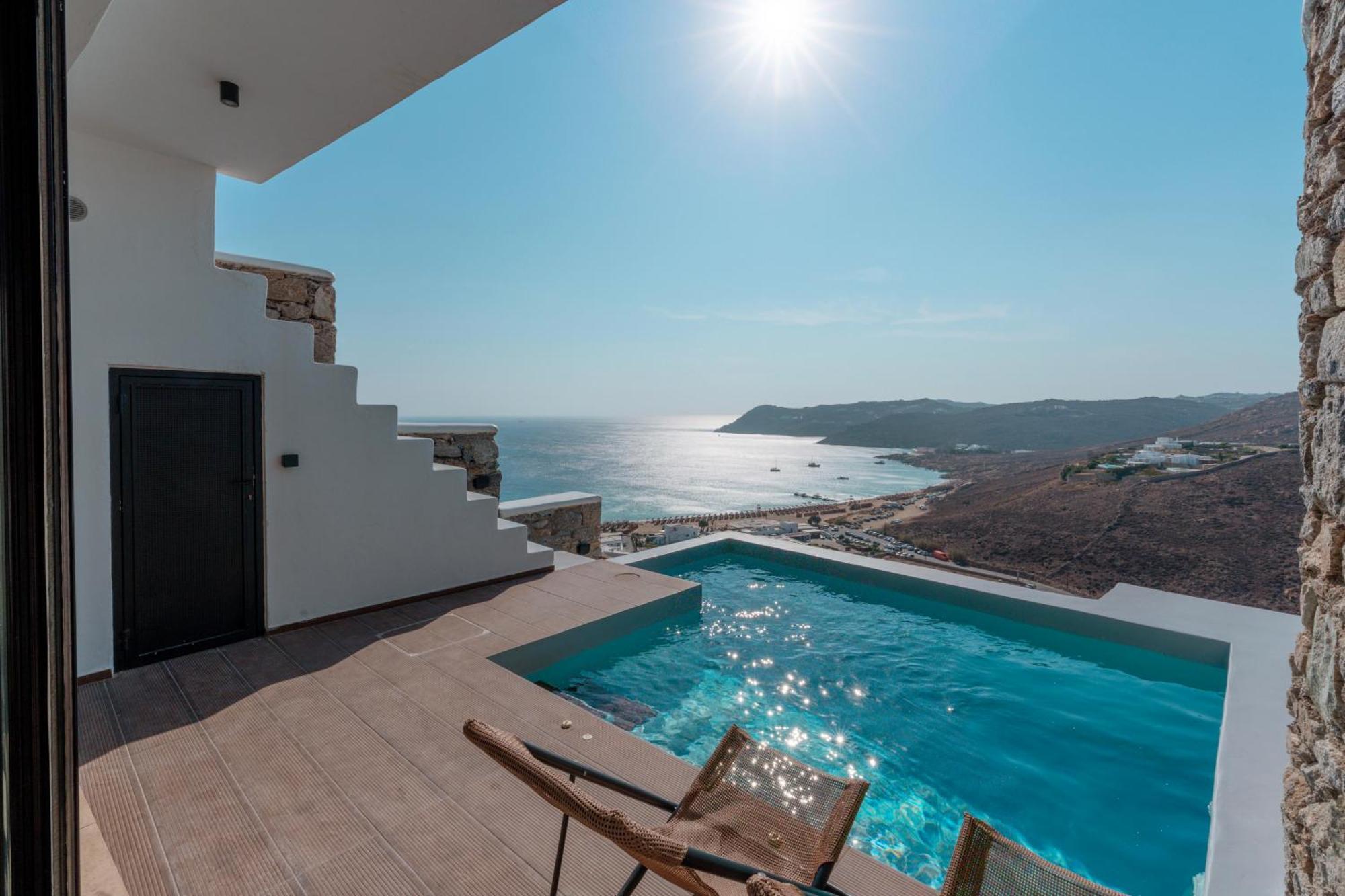 Luxury House With Private Pool At Elia Beach Mykonos Town 外观 照片
