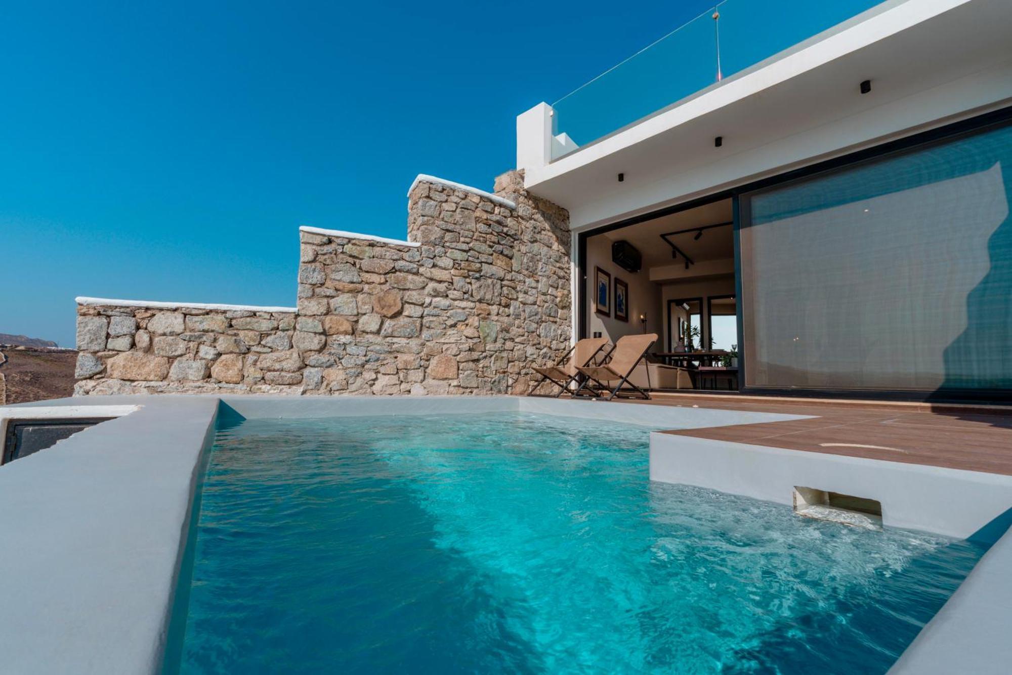Luxury House With Private Pool At Elia Beach Mykonos Town 外观 照片