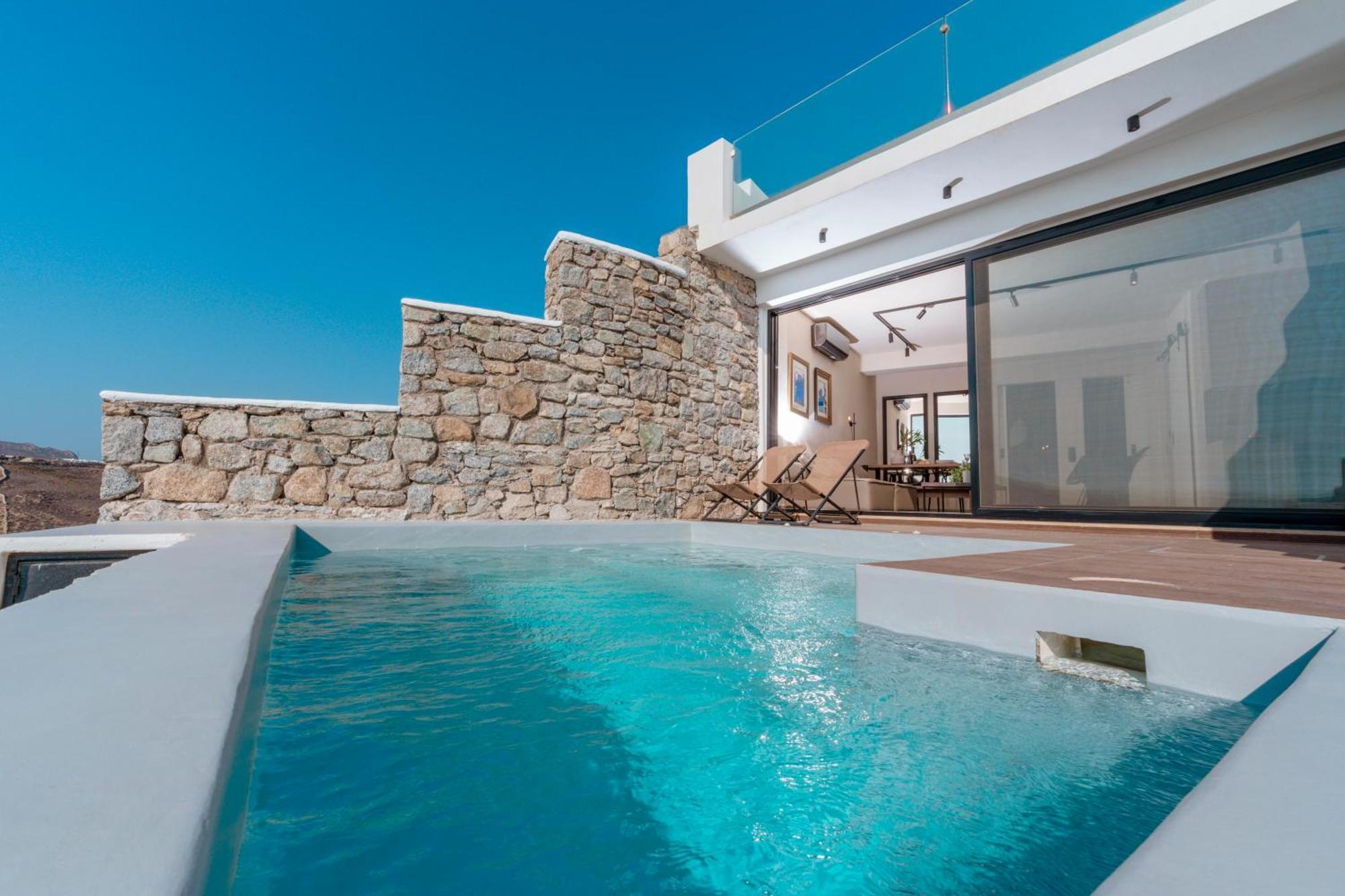 Luxury House With Private Pool At Elia Beach Mykonos Town 外观 照片
