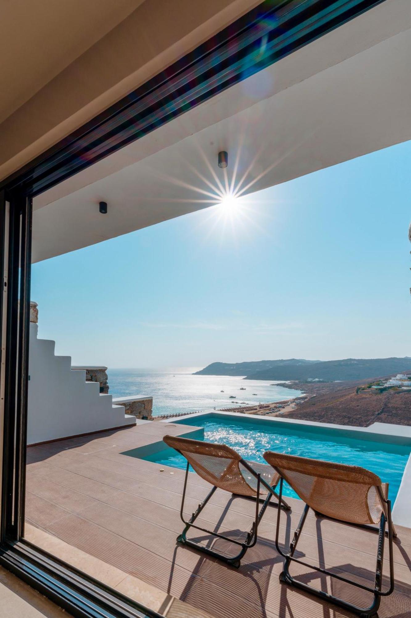Luxury House With Private Pool At Elia Beach Mykonos Town 外观 照片
