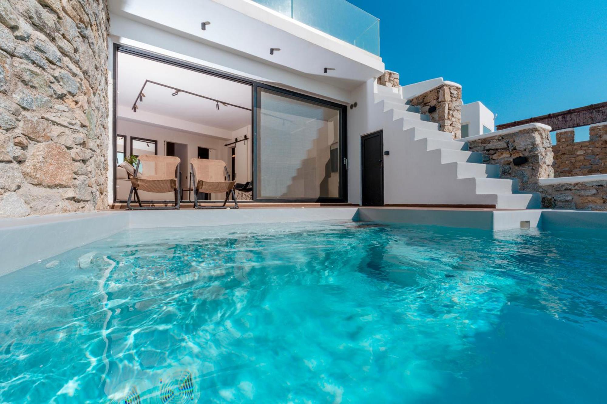 Luxury House With Private Pool At Elia Beach Mykonos Town 外观 照片