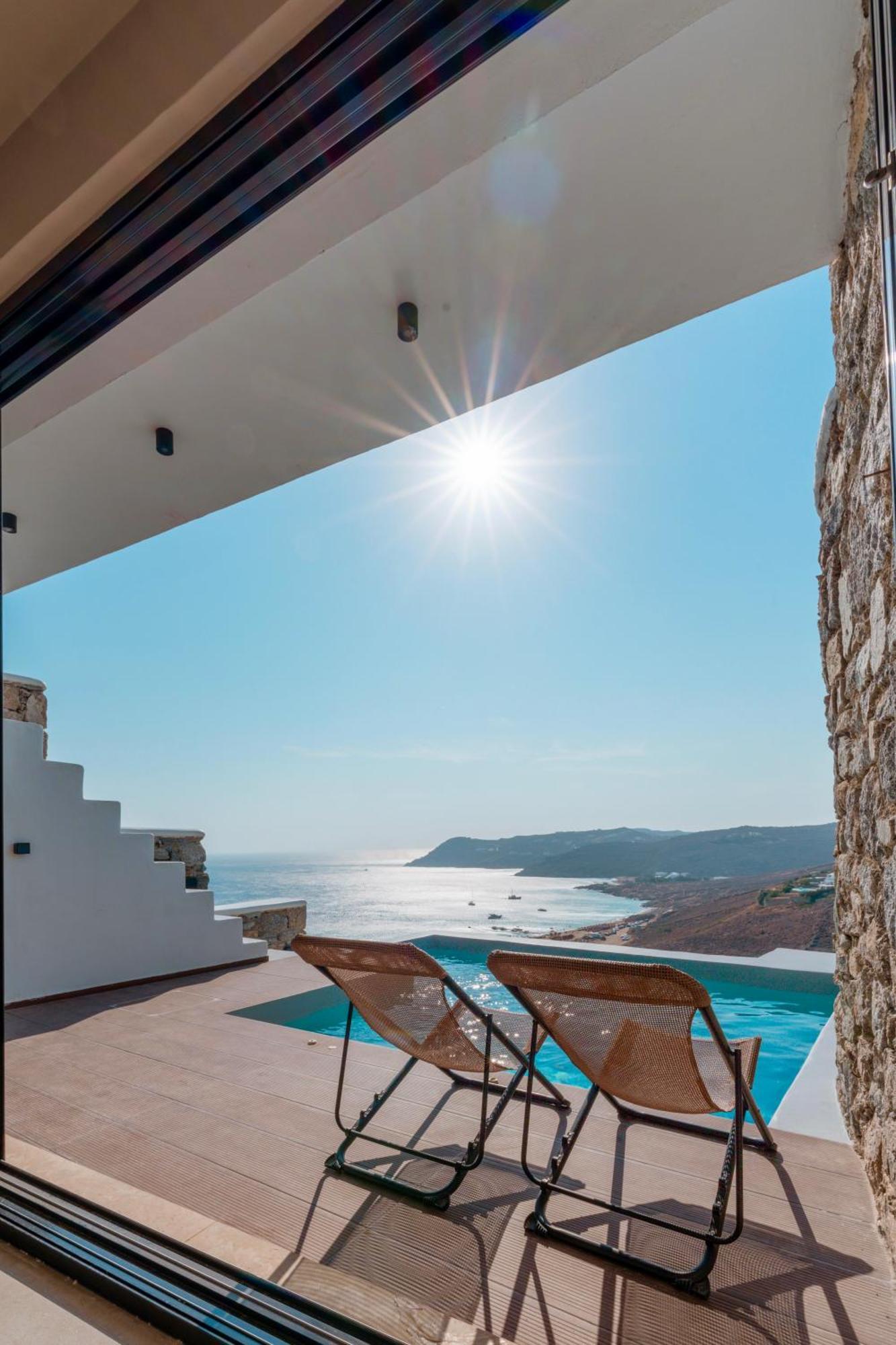 Luxury House With Private Pool At Elia Beach Mykonos Town 外观 照片